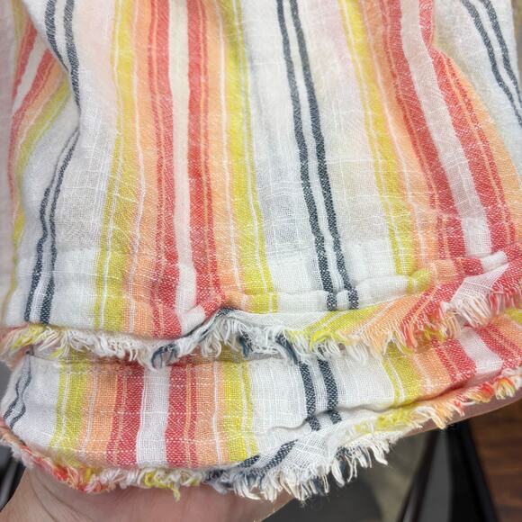 Free People Summer Nights Dress – Boho Mini Tunic in Sunray Combo, Size L - Picture 6 of 7